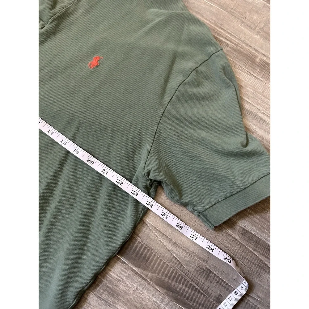 Polo Ralph Lauren Forest Green Men's 2XL Short Sleeve Collared Shirt Pony